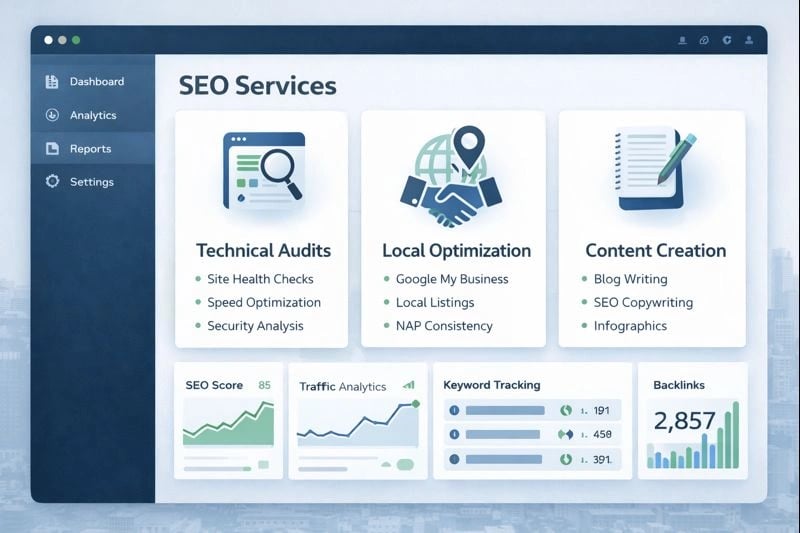 Overview of SEO services offered by agencies for business growth