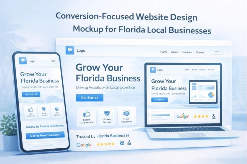 Conversion-focused website design for Florida local businesses