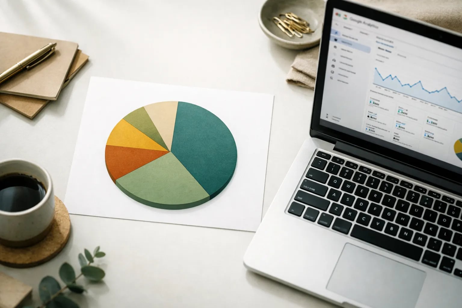 Clean budget breakdown chart showing recommended split between ads, SEO, website, and automation for a typical Space Coast service business