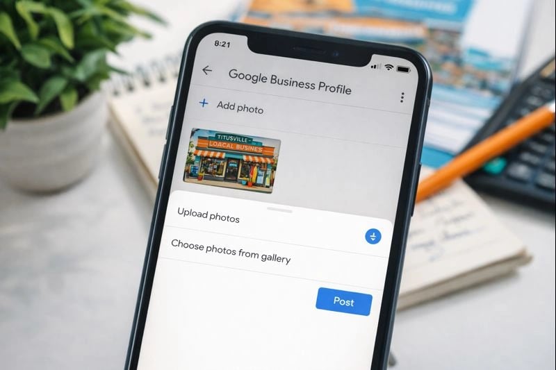 Adding photos to Google Business Profile