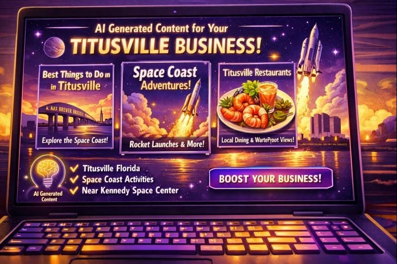 AI content creation for local SEO in Titusville