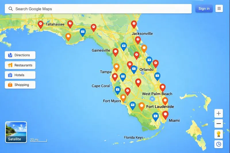Google Maps Ranking Strategies for Florida