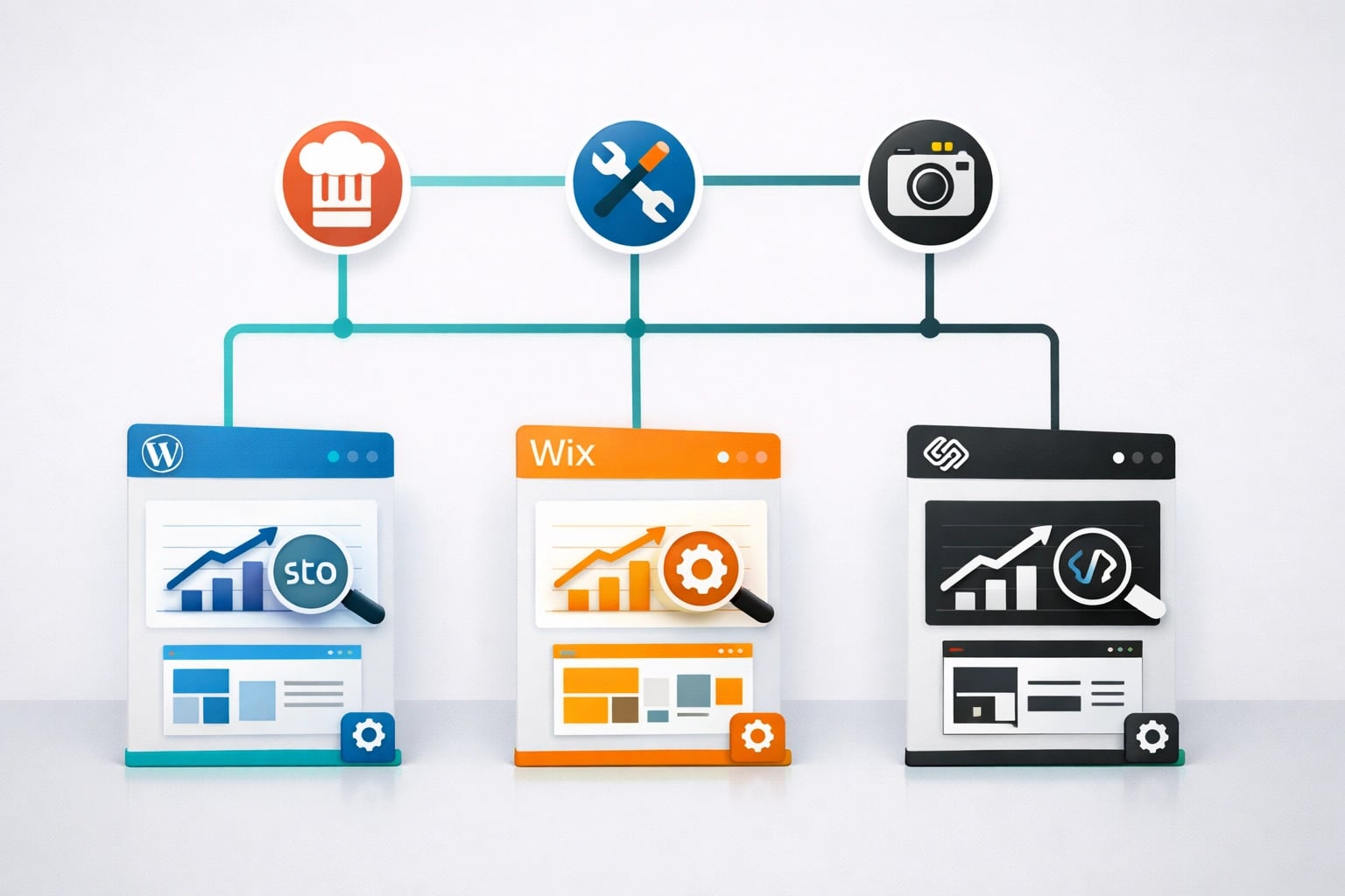 Platform recommendation flowchart for different business types