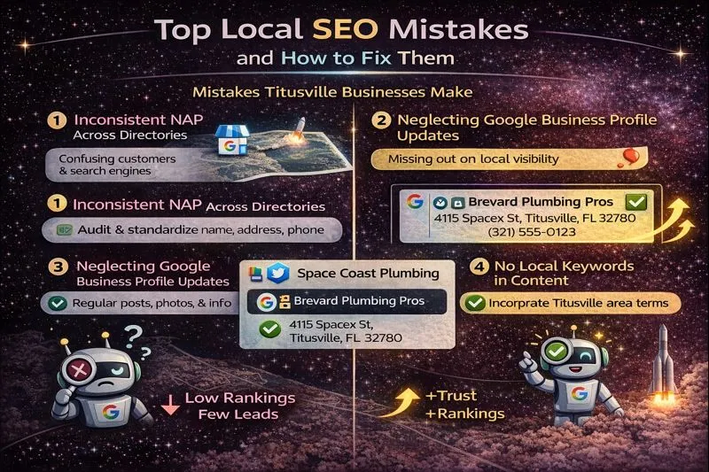 Local SEO Mistakes Titusville Businesses Make | 2026