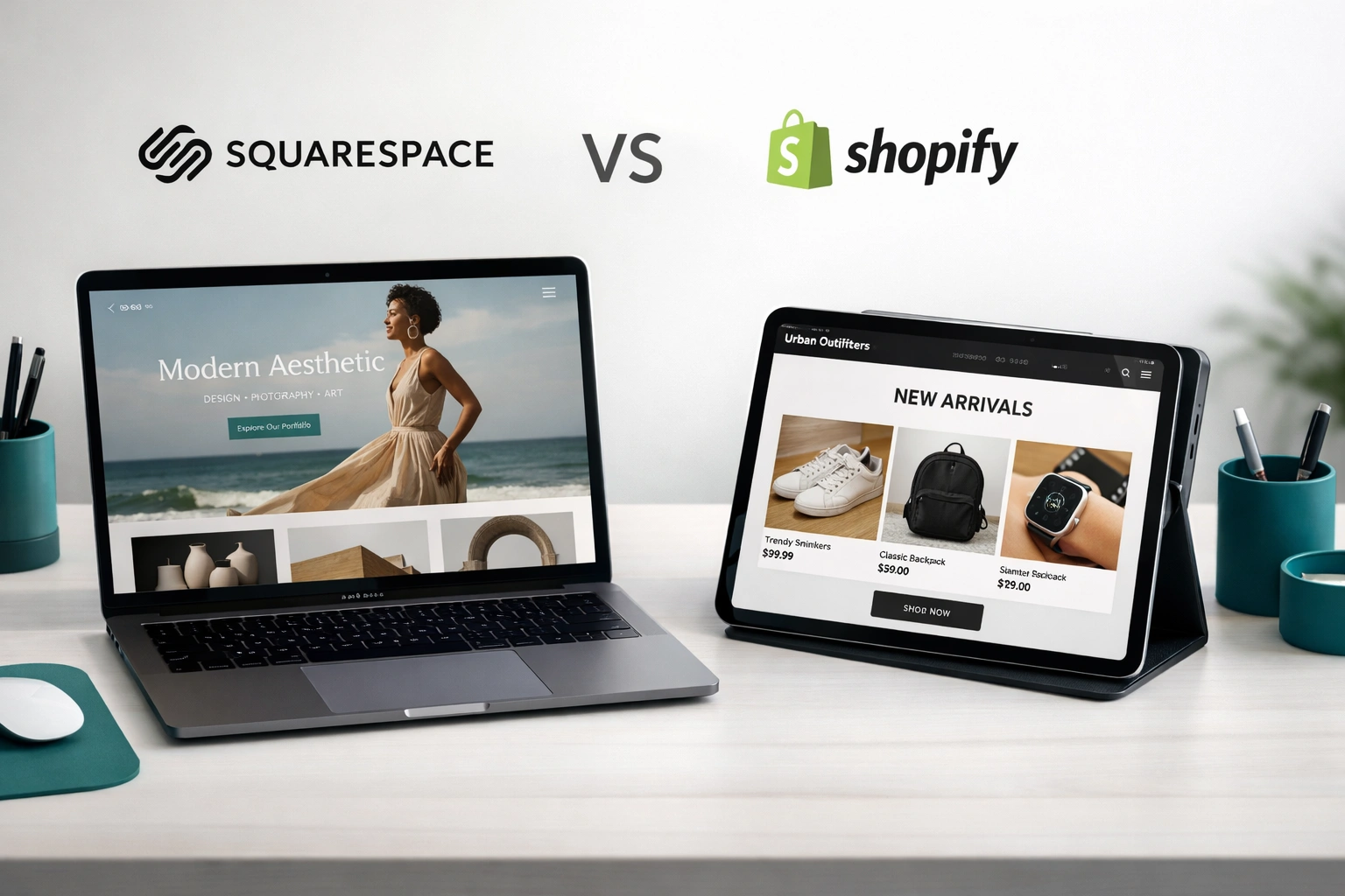 Squarespace vs Shopify for Small Biz